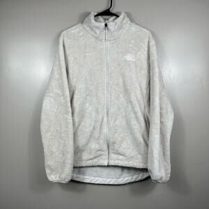 The North Face Women's Osito Jacket White Dune Size XL